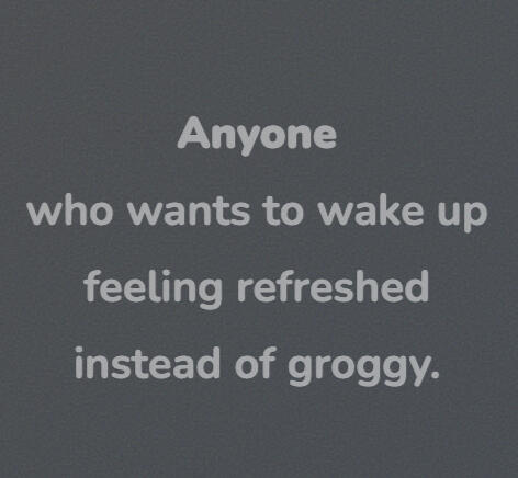 Busy professionals who need a quick, effective energy boost.
